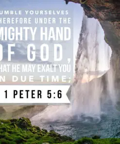 1 Peter 5:6 - Humble Yourselves - Bible Verses To Go