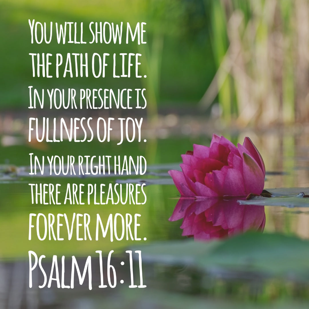 Psalm 16:11 – Fullness of Joy – Encouraging Bible Verses
