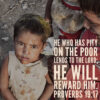 Proverbs 19:17 - Lend to the Lord - Bible Verses To Go