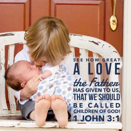 1 John 3:1 - How Great a Love - Bible Verses To Go