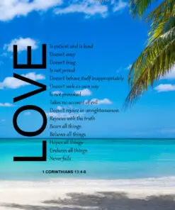 1 Corinthians 13:4-8 - Love - Bible Verses To Go