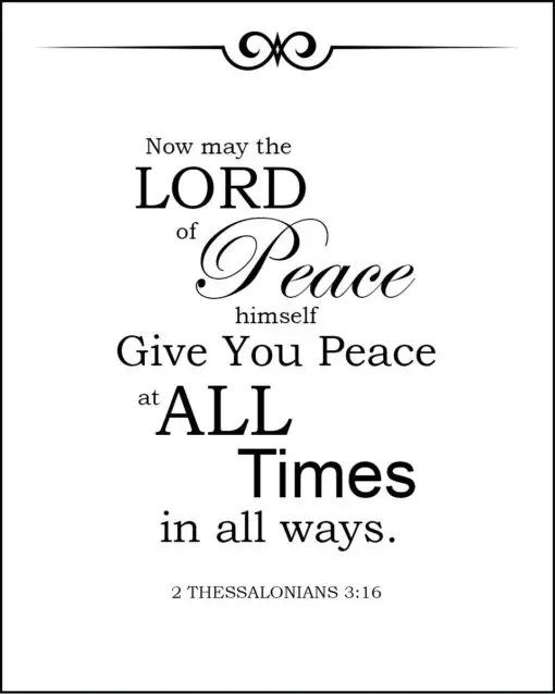 2 Thessalonians 3:16 - Peace - Bible Verses To Go