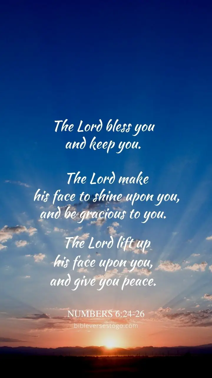 Numbers 624 KJV Mobile Phone Wallpaper  The LORD bless thee and keep