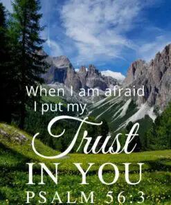 Christian Wallpaper - Alps Psalm 56:3