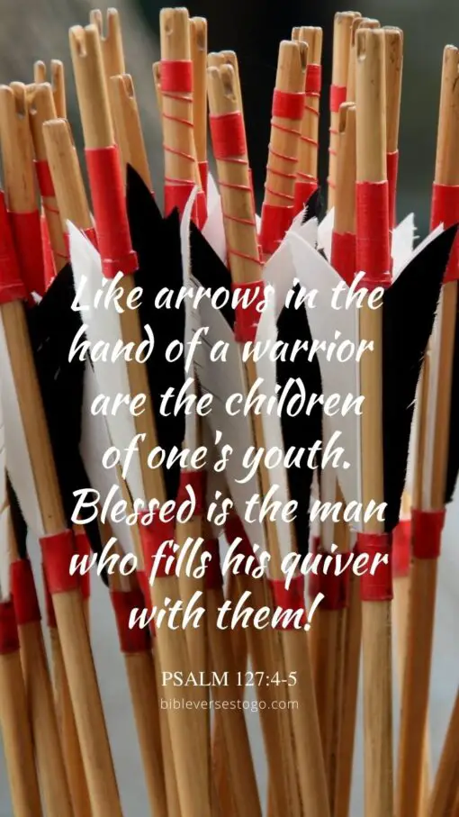 Christian Wallpaper - Arrows of Children Psalm 127:4-5