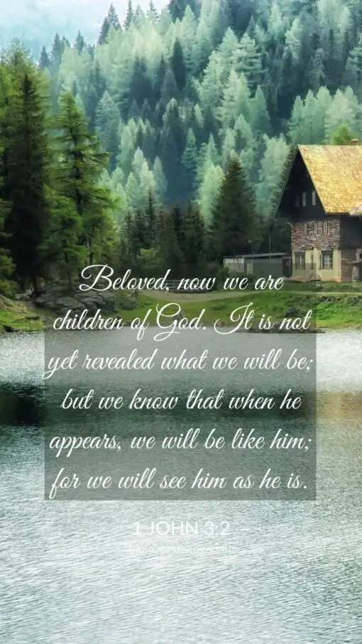 Christian Wallpaper - Be Like Him 1 John 3:2