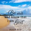 Christian Wallpaper – Beach2 Psalm 46:10