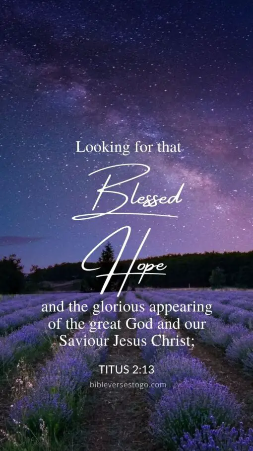 Christian Wallpaper - Blessed Hope Titus 2:13