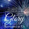 Christian Wallpaper - Blue Fireworks Romans 8:18