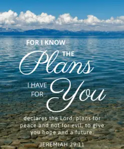 Christian Wallpaper – Calm Lake Jeremiah 29:11