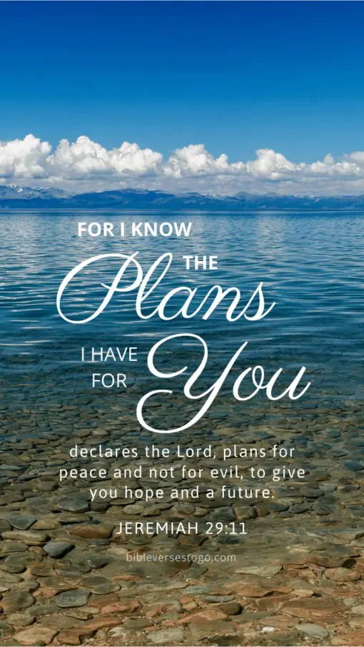 Christian Wallpaper – Calm Lake Jeremiah 29:11