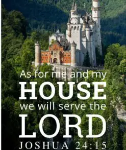 Christian Wallpaper - Castle Joshua 24:15