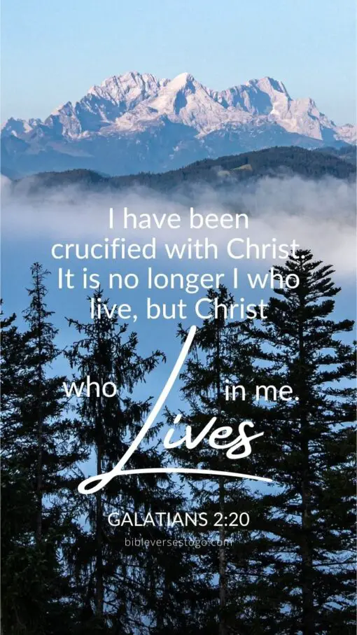 Christian Wallpaper - Christ in Me Galatians 2:20