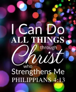 Christian Wallpaper – Circles Philippians 4:13