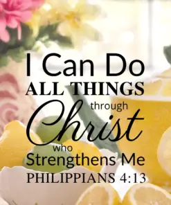 Christian Wallpaper – Citrus Tea Philippians 4:13