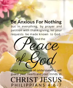 Christian Wallpaper – Citrus Tea Philippians 4:6-7