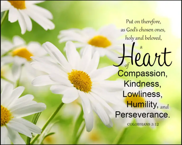 Colossians 3:12 Compassion – Encouraging Bible Verses