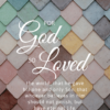 Christian Wallpaper - Color Tile John 3:16