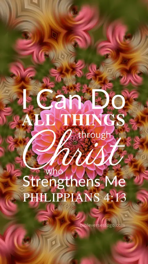 Christian Wallpaper – Dahlia2 Philippians 4:13