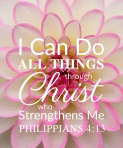 Christian Wallpaper – Dahlia Philippians 4:13