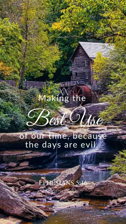 Christian Wallpaper - Days Are Evil Ephesians 5:16