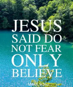 Christian Wallpaper - Do Not Fear Mark 5:36