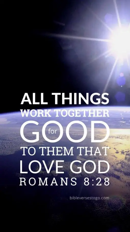 Christian Wallpaper - Earth Romans 8:28