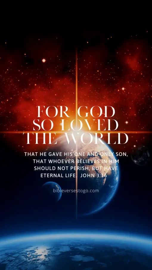 Christian Wallpaper – Earthlight John 3:16