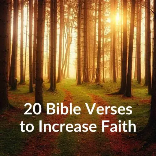 20 Bible Verses to Increase Faith - Download