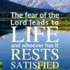 Christian Wallpaper - Fear of the Lord Proverbs 19:23