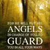 Christian Wallpaper - Forest Rays Psalm 91:11