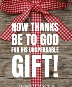 Christian Wallpaper - God's Gift 2 Corinthians 9:15