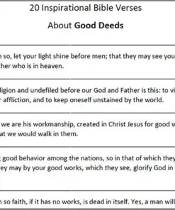 Good Deeds Bible Verses