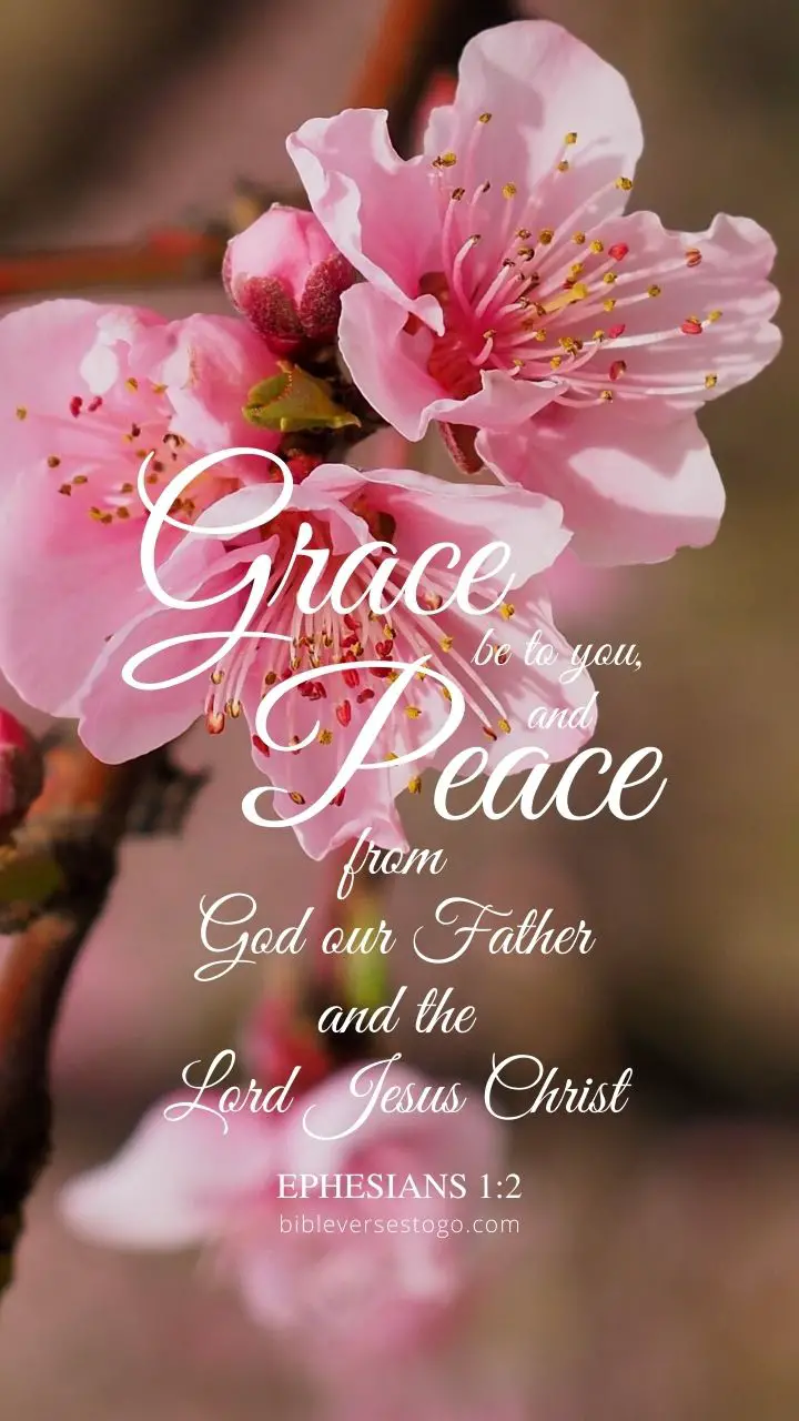 Grace and Peace Ephesians 1:2 - Encouraging Bible Verses