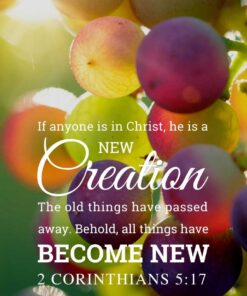 Christian Wallpaper - Grapes 2 Corinthians 5:17