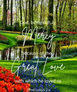 Christian Wallpaper - Great Love Ephesians 2:4