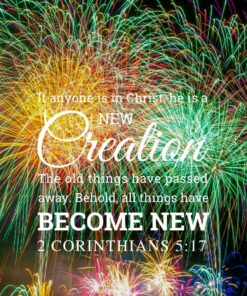Christian Wallpaper - Happy New Year 2 Corinthians 5:17