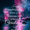 Christian Wallpaper - Harbor Fireworks Philippians 3:8