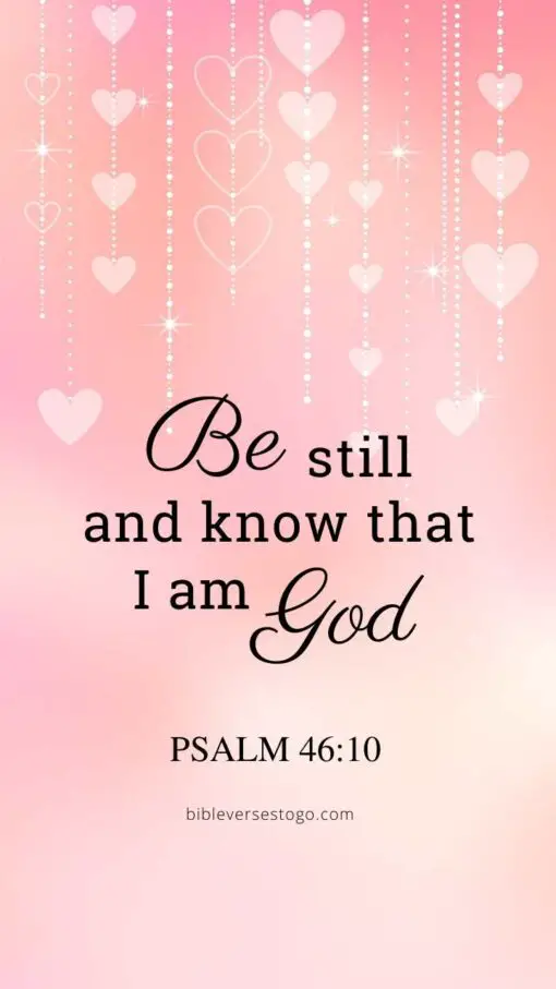 Christian Wallpaper – Hearts2 Psalm 46:10