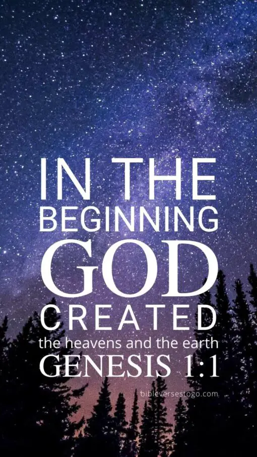 Christian Wallpaper - Heavens Genesis 1:1
