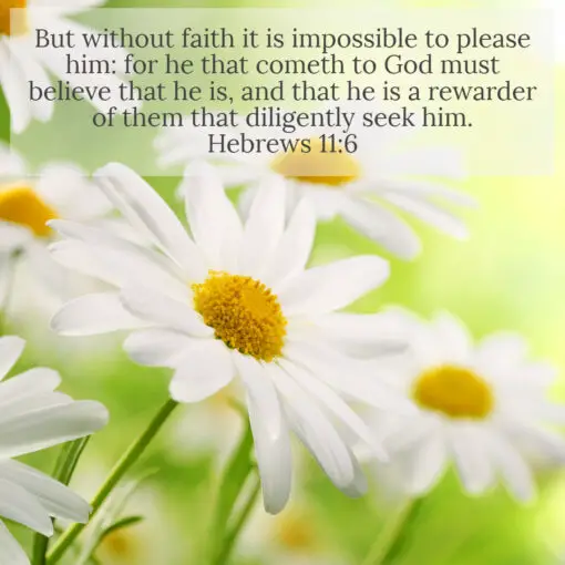 Hebrews 11:6 - Please Him With Faith - Bible Verses To Go