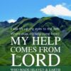 Christian Wallpaper - Hills n Lake Psalm 121:1-2