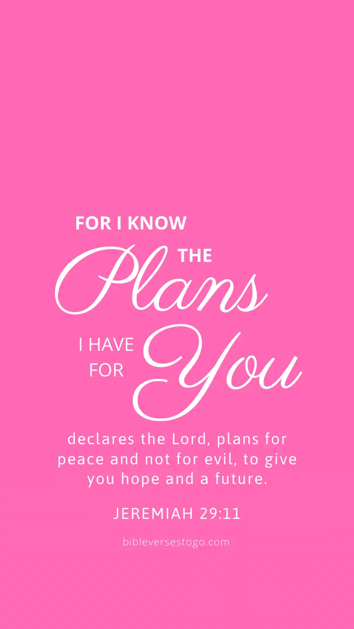 Jeremiah 2911 WEB Mobile Phone Wallpaper  For I know the thoughts that I  think toward you