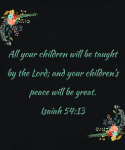 Isaiah 54:13 - Children's Peace Will be Great - Bible Verses To Go
