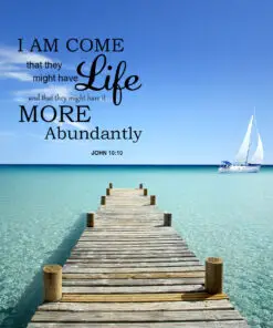 John 10:10 - Abundant Life - Bible Verses To Go