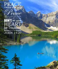 John 14:27 - Peace to You - Bible Verses To Go