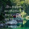 Christian Wallpaper - Lake Cabin Hebrews 4:16