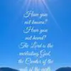 Christian Wallpaper - Lake Sun Isaiah 40:28