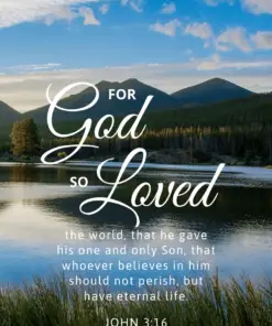 Christian Wallpaper – Lake John 3:16