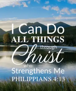 Christian Wallpaper – Lake Philippians 4:13